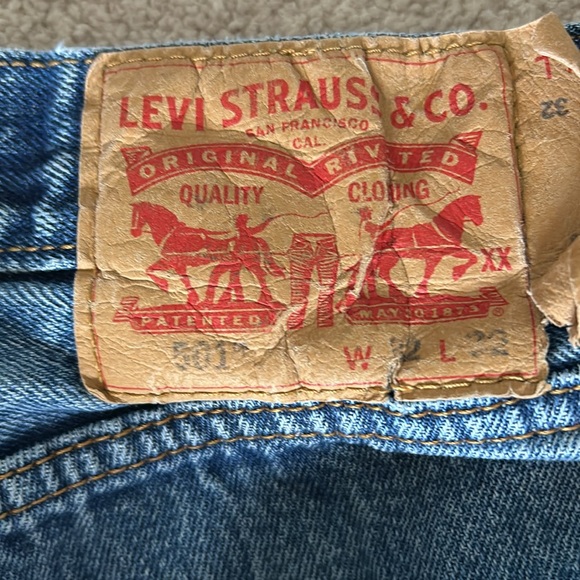 Men’s Levi’s 501 button fly size 32/32 - Picture 5 of 7